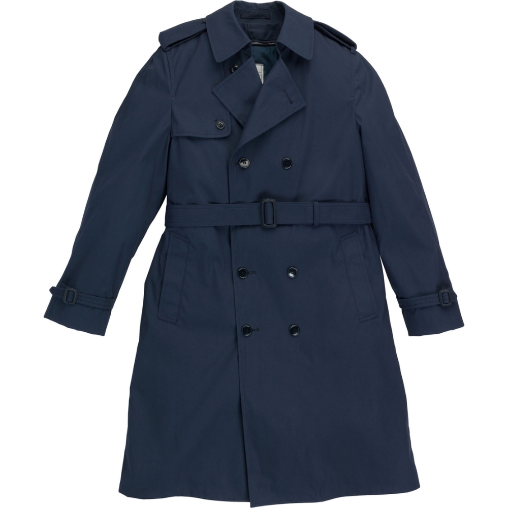 USAF Men's Blue All Weather Coat  Trench Coat, NEW